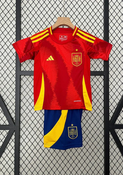Spain 2024 Home Jersey Kids Size