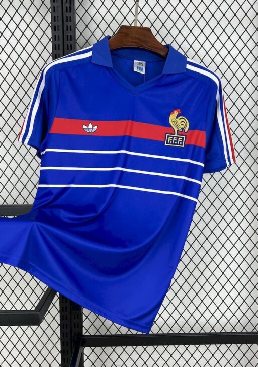 1984 Retro France Home Jersey
