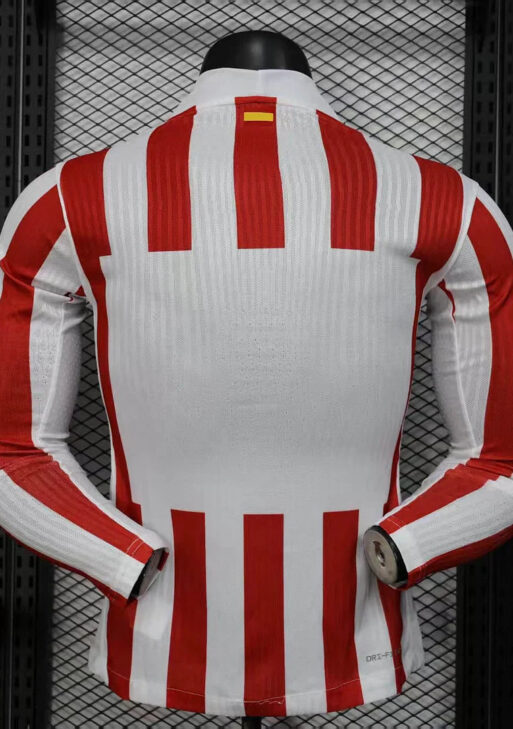 2025/2026 Atletico Madrid Home Long Sleeve