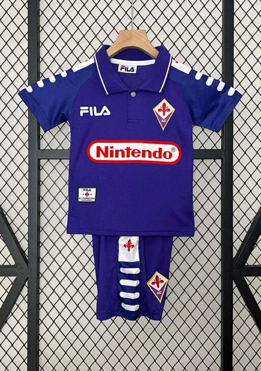1998/1999 Retro Fiorentina Home Kit Kids Size