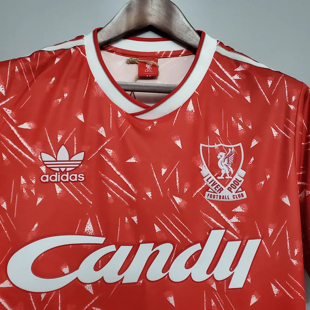1989-1991 Retro Liverpool Home Jersey - Image 4