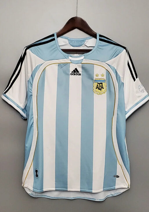 2006 Retro Argentina Home Jersey