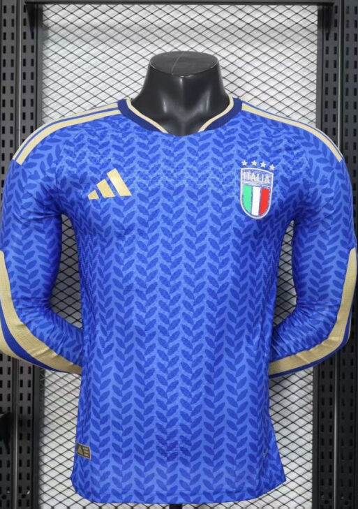 2026 Italy Home World Cup Kit Long Sleeve Player Version