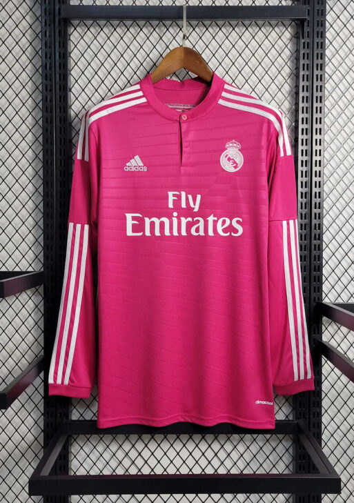 2014-2015 Retro Real Madrid Away Jersey Long Sleeve