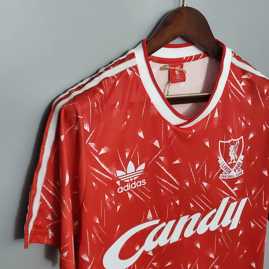 1989-1991 Retro Liverpool Home Jersey - Image 5