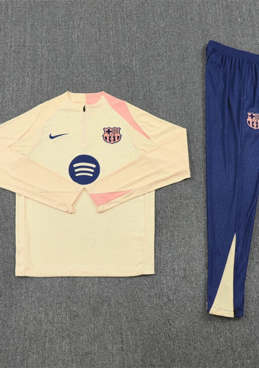 2025/2026 Barcelona Beige Tracksuit