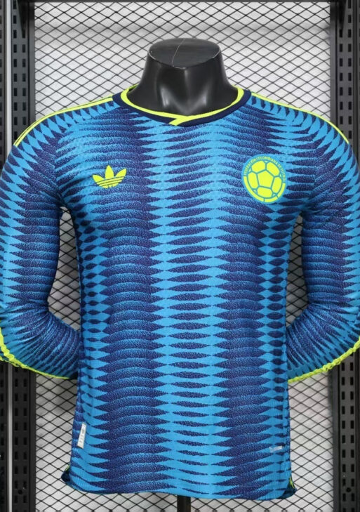 2026 Colombia Away World Cup Kit Long Sleeve Player Version