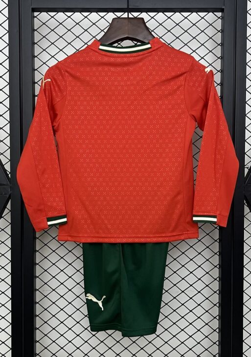 2025 Portugal Home Long Sleeve Kids Size