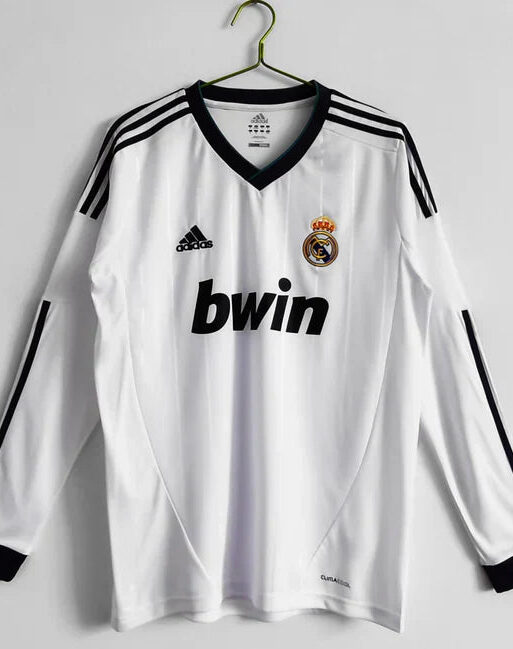 Real Madrid Retro 2012-2013 Home Kit Long Sleeve