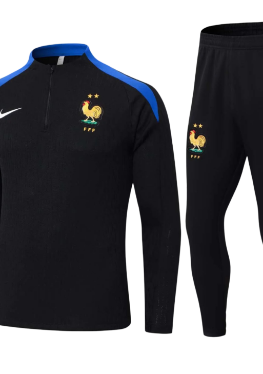 France Black Tracksuit
