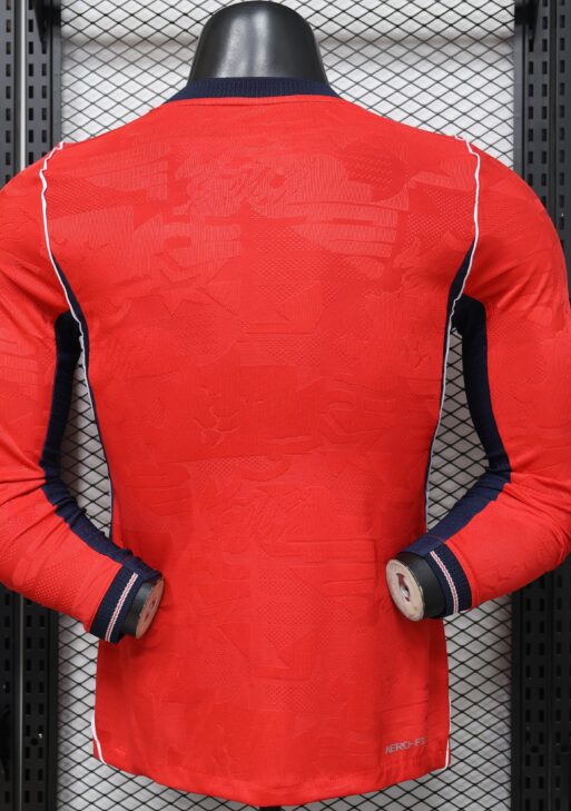 2026 England Away World Cup Kit Long Sleeve Player Version