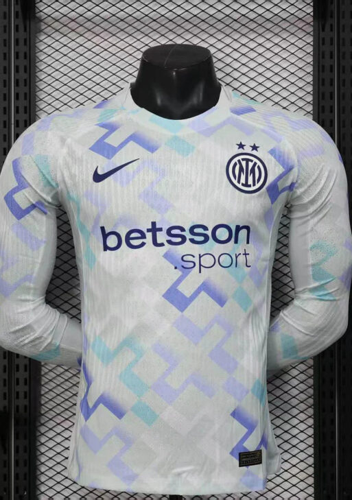 2025/2026 Inter Milan Away Jersey Long Sleeve