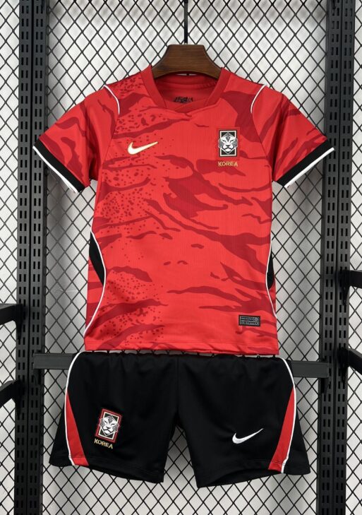 2026 South Korea Home World Cup Kit Kids Size