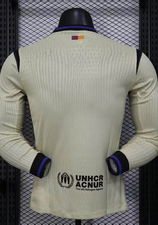2025-2026 Barcelona Away Kit Long Sleeve
