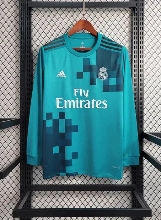 Real Madrid Retro 2017-2018 Third Kit Long Sleeve