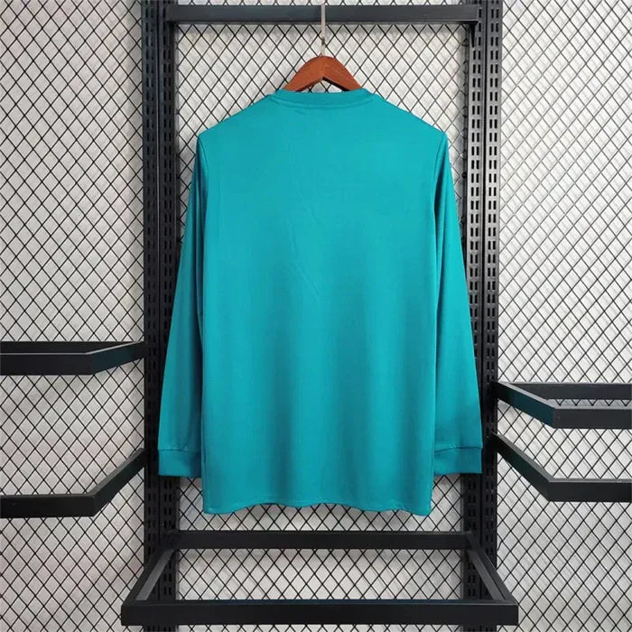 Real Madrid Retro 2017-2018 Third Kit Long Sleeve - Image 1