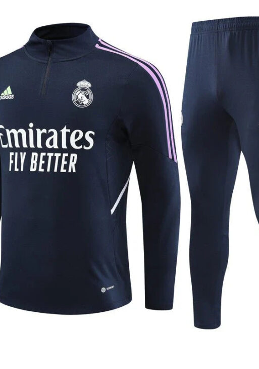 Real Madrid Dark Blue Tracksuit